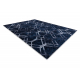 Dywan do prania MIRO 51805.802 Geometryczny, kratka antypoślizgowy - niebieski