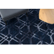 MIRO 51805.802 plovimo kilimas geometrinis, grotelės - mėlyna