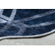 MIRO 51805.802 umývací koberec Geometrická, latková mreža protišmykový - modrý