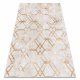 MIRO 51805.804 umývací koberec Geometrická, latková mreža protišmykový - zlato