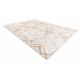 MIRO 51805.804 mosható szőnyeg Geometrikus, lugas csúszásgátló - arany
