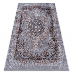 Alfombra DUNE 2502 crema – Geométrica, círculos, estructura