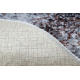 MIRO 51451.812 washing carpet Rosette, frame anti-slip - grey