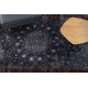 Alfombra lavable MIRO 51600.810 Rosetón, marco antideslizante - azul oscuro