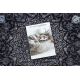MIRO 51600.810 mosható szőnyeg Rozetta, keret csúszásgátló - sötétkék