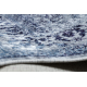 MIRO 51822.812 Waschteppich Rosette, Rahmen Anti-Rutsch - dunkelblau