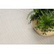 Teppich TIMO 5979 Kreis SISAL draussen Rahmen beige