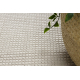 Teppich TIMO 5979 Kreis SISAL draussen Rahmen beige