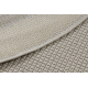 Tapis TIMO 5979 cercle SIZAL extérieur cadre beige