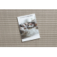 Tapis TIMO 5979 cercle SIZAL extérieur cadre beige
