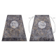 MIRO 51453.805 washing carpet Rosette, vintage anti-slip - grey