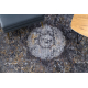 MIRO 51453.805 vaske Teppe Rosett, ramme årgang - grå