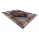 MIRO 51186.808 mosható szőnyeg Rozetta, keret csúszásgátló - sötétkék / réz 