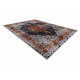 Tappeto lavabile MIRO 51186.808 Rosone, telaio antiscivolo - blu scuro / rame 