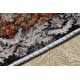 Tappeto lavabile MIRO 51186.808 Rosone, telaio antiscivolo - blu scuro / rame 