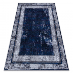 MIRO 51676.813 mycí kobereček řecký vintage, rám protiskluz - tmavě modrá