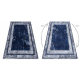 MIRO 51676.813 vaske Teppe Gresk årgang, ramme antiskli - marinen blå