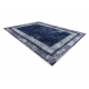 MIRO 51676.813 washing carpet Greek vintage, frame anti-slip - navy blue