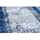 MIRO 51676.813 mosható szőnyeg görög vintage, keret csúszásgátló - sötétkék