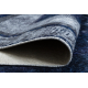 MIRO 51676.813 tæppe skal vaskes Græsk vintage, ramme skridsikker - Marine blå