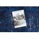 MIRO 51676.813 Waschteppich Vintage, griechisch, Rahmen Anti-Rutsch - dunkelblau