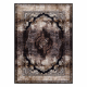 MIRO 51664.805 tapijt wasbaar Rozet, kader antislip - bruin