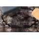 MIRO 51664.805 umývací koberec Rozeta, rám protišmykový - hnedý