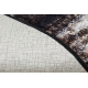 MIRO 51664.805 mosható szőnyeg Rozetta, keret csúszásgátló - barna