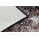 MIRO 51664.805 tapijt wasbaar Rozet, kader antislip - bruin