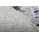 MIRO 51864.804 tapijt wasbaar Vintage, geruite antislip - grijs