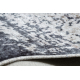 MIRO 51864.804 tapijt wasbaar Vintage, geruite antislip - grijs