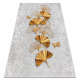 MIRO 51969.802 pranje tepiha Leptiri protuklizna - siva / zlato