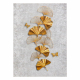 Tappeto lavabile MIRO 51969.802 Farfalle antiscivolo - grigio / oro