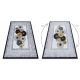 MIRO 51130.807 washing carpet Circles, frame anti-slip - grey