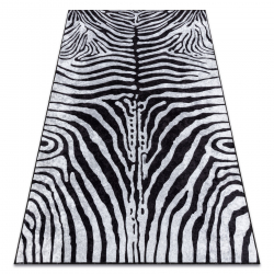 MIRO 51331.803 umývací koberec Zebra protišmykový - čierna/biela