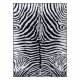 MIRO 51331.803 matto Zebra liukumaton - musta / valkoinen