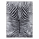 MIRO 51331.803 umývací koberec Zebra protišmykový - čierna/biela