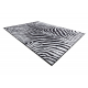 MIRO 51331.803 mosható szőnyeg Zebra csúszásgátló - fekete / fehér