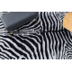 MIRO 51331.803 umývací koberec Zebra protišmykový - čierna/biela