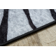 MIRO 51331.803 tapijt wasbaar Zebra antislip - zwart / wit