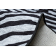 MIRO 51331.803 umývací koberec Zebra protišmykový - čierna/biela