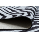 MIRO 51331.803 umývací koberec Zebra protišmykový - čierna/biela