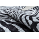 MIRO 51331.803 umývací koberec Zebra protišmykový - čierna/biela