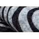 MIRO 51331.803 πλύσιμο χαλί Ζέβρα, ελληνικά αντιολισθητικό - μαύρο / λευκό