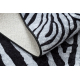 MIRO 51331.803 Tapete Zebra antiderrapante - preto / branco