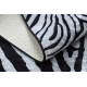 MIRO 51331.803 umývací koberec Zebra protišmykový - čierna/biela
