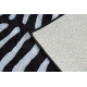 MIRO 51331.803 umývací koberec Zebra protišmykový - čierna/biela