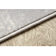 Gyapjú szőnyeg ANGEL 6553 / 52022 Csíkok, keret bézs / szürke