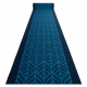 Runner anti-slip FEATHERS navy blue 67cm