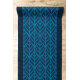 Runner anti-slip FEATHERS navy blue 67cm